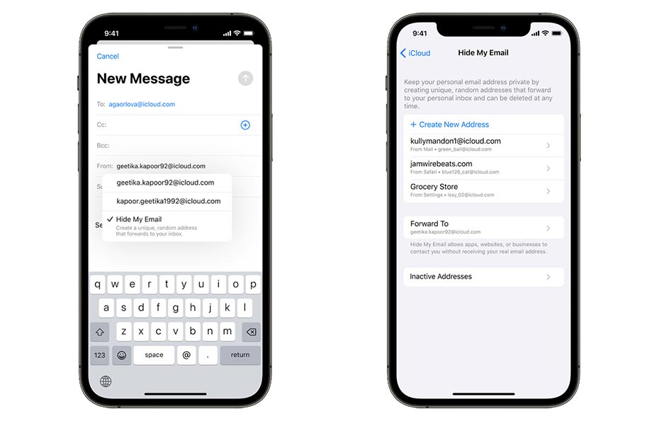 Mail Privacy Protection - új Apple iOS15 frissítés, e-mail cím generálás